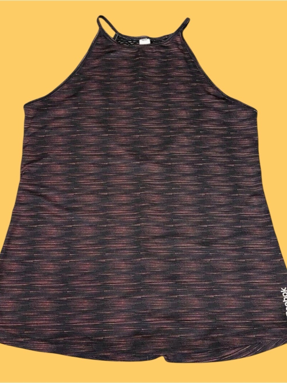 Reebok Athletic Women's Crisscross Back Workout Shirt Size Medium